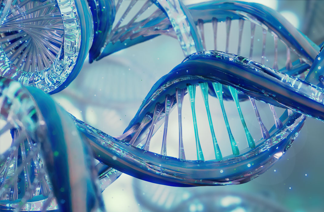 DNA strand graphic